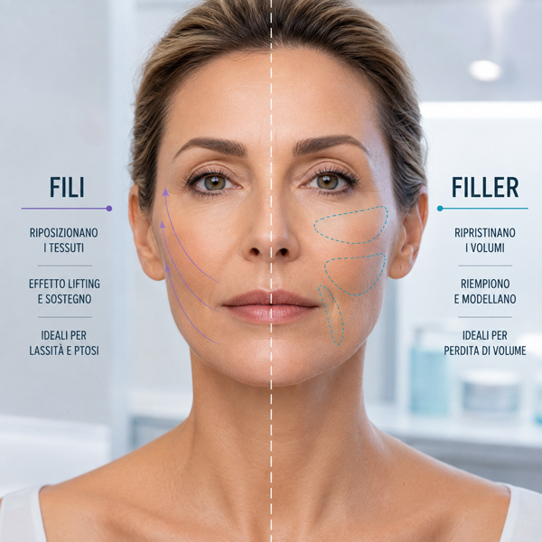 Fili o filler? Come capire quale trattamento serve davvero al tuo viso